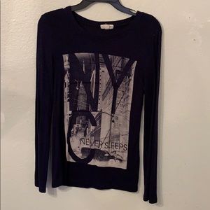 NYC never sleeps Long Sleeve Top